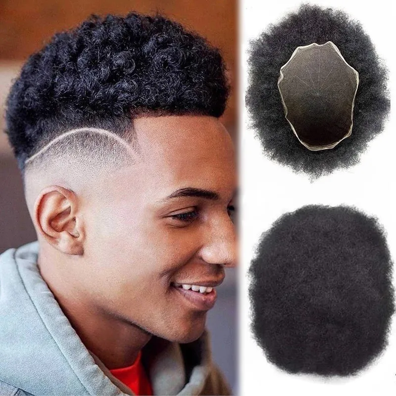 Full Skin PU Afro Wigs for Black Men 6'' Human Hair Replacement Men Toupee Afro Curl Men Toupee
Full Skin PU Afro Wigs for Black Men 6'' Human Hair Replacement Men Toupee Afro Curl Men Toupee