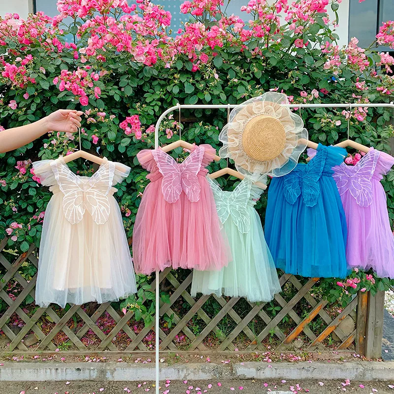Lace Butterfly Wings Tulle Tutu Dress For Toddler Girls Solid Color Baby Girl Tutu Princess Dress Summer Dress For Kids Girls
Lace Butterfly Wings Tulle Tutu Dress For Toddler Girls Solid Color Baby Girl Tutu Princess Dress Summer Dress For Kids Girls