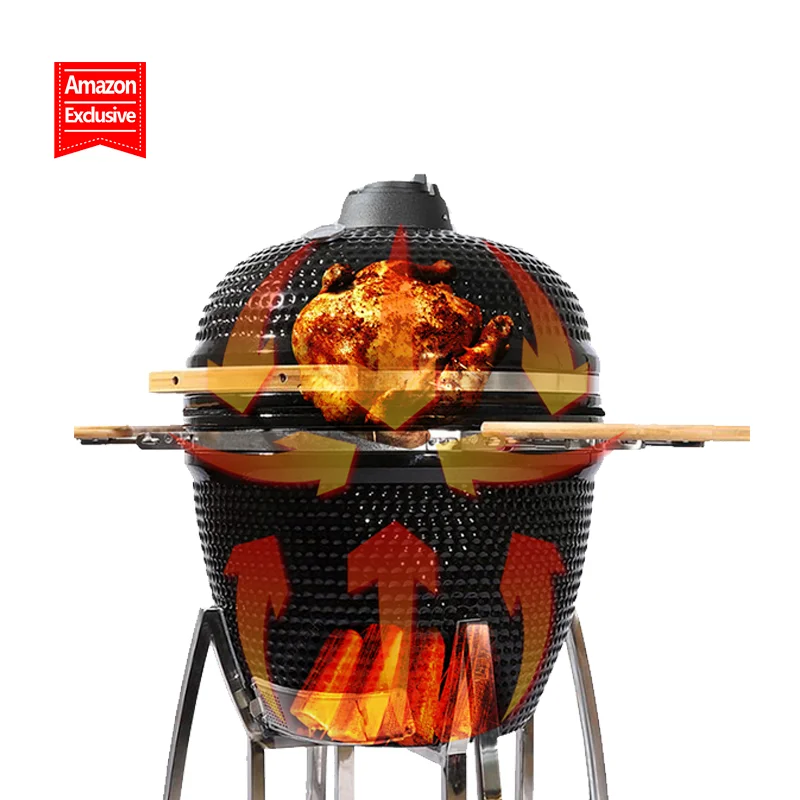 Bbq Kamado Ceramic Grill Smoker Big Black Primo Vision Green Color Egg Kamado Ceramic Grill, Customizable
Bbq Kamado Ceramic Grill Smoker Big Black Primo Vision Green Color Egg Kamado Ceramic Grill, Customizable