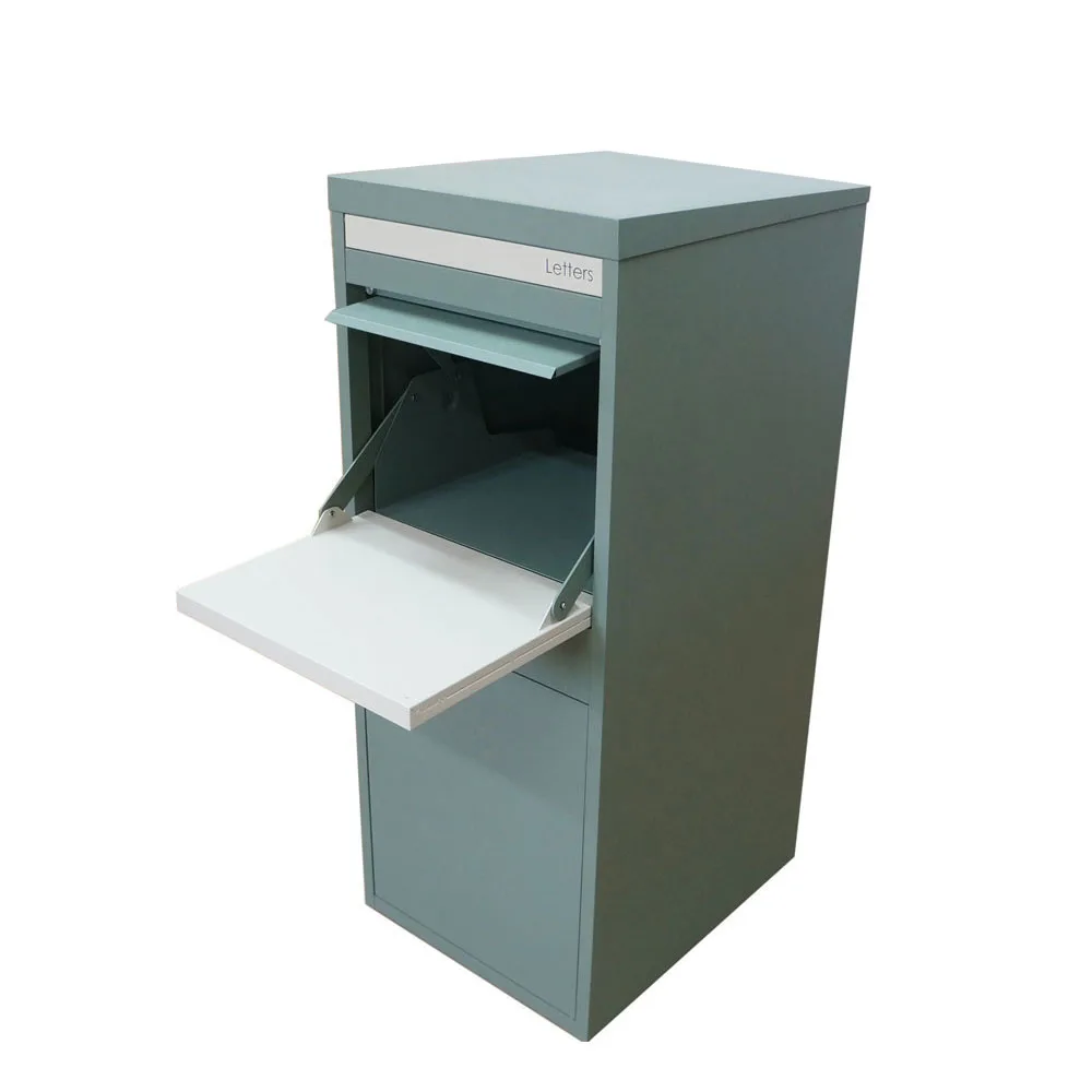 Waterproof Galvanised Steel Powder Coating Freestanding Parcel Dropbox, Dark grey, light green, light cream or customized
Waterproof Galvanised Steel Powder Coating Freestanding Parcel Dropbox, Dark grey, light green, light cream or customized