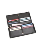 Wallet Men Long Long Wallet For Travel RFID Blocking Card Organizer Wallet For Men PU Leather Long Bifold Travel Wallet