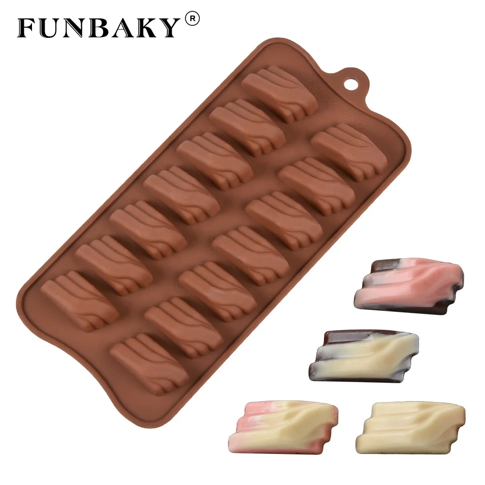 FUNBAKY Multi - cavity candy mold parallelogram unique design shape chocolate mold silicone 14 cavity cake decorating kit, Customized color
FUNBAKY Multi - cavity candy mold parallelogram unique design shape chocolate mold silicone 14 cavity cake decorating kit, Customized color