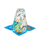 Hot Sell Jingpin Chinese Silk Satin Square Scarf Women