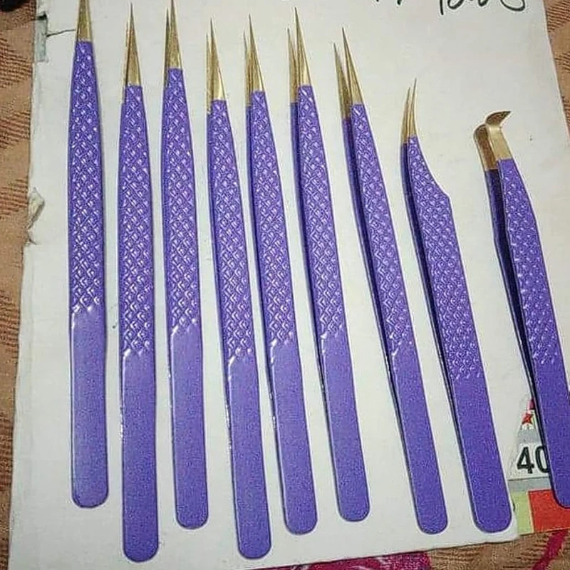 Selling top mink lash add logo lash extensions tweezers lash tweezer, Various color
Selling top mink lash add logo lash extensions tweezers lash tweezer, Various color