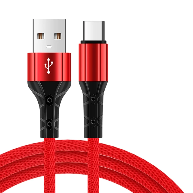 High Quality 2A Nylon Braided Type C USB Cable Fast Charger Quick Charging Cable for Mobile Phone, Red/blue/black/gray
High Quality 2A Nylon Braided Type C USB Cable Fast Charger Quick Charging Cable for Mobile Phone, Red/blue/black/gray