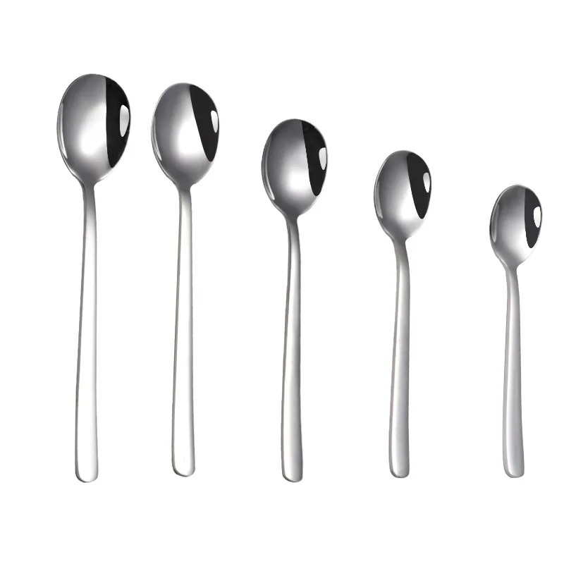 304 stainless steel spoon Korean dessert spoon Stainless steel Korean knife, fork and spoon, Gold/sliver
304 stainless steel spoon Korean dessert spoon Stainless steel Korean knife, fork and spoon, Gold/sliver