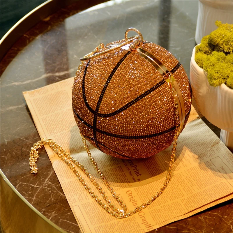 Big Size Crystal Basketball Clutch Purse Luxury Rhinestone Women Handbag Clutch Bag Wedding Party Evening Bags, Brown,pink,yellow,blue
Big Size Crystal Basketball Clutch Purse Luxury Rhinestone Women Handbag Clutch Bag Wedding Party Evening Bags, Brown,pink,yellow,blue