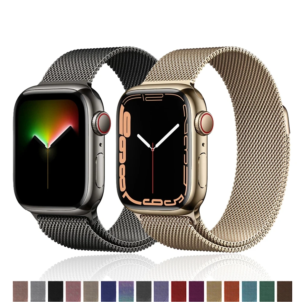Wholesale Metal Band For Apple Watch/40mm 44mm Milanese Loop Band For For Apple Watch Strap
Wholesale Metal Band For Apple Watch/40mm 44mm Milanese Loop Band For For Apple Watch Strap