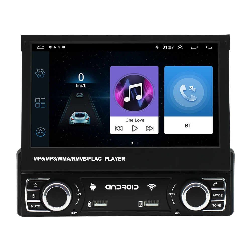 Retractable 7 inch Car Radio Universal 1 Din Android Multimedia Touch Screen Audio Stereo Car Player
Retractable 7 inch Car Radio Universal 1 Din Android Multimedia Touch Screen Audio Stereo Car Player