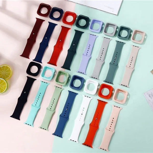 Silicone Band For Apple Watch 38mm 42mm Sport Bracelet Rubber Watch Strap For Iwatch 44mm 40mm For Apple Watch Series 6 5 4 3 Se
Silicone Band For Apple Watch 38mm 42mm Sport Bracelet Rubber Watch Strap For Iwatch 44mm 40mm For Apple Watch Series 6 5 4 3 Se