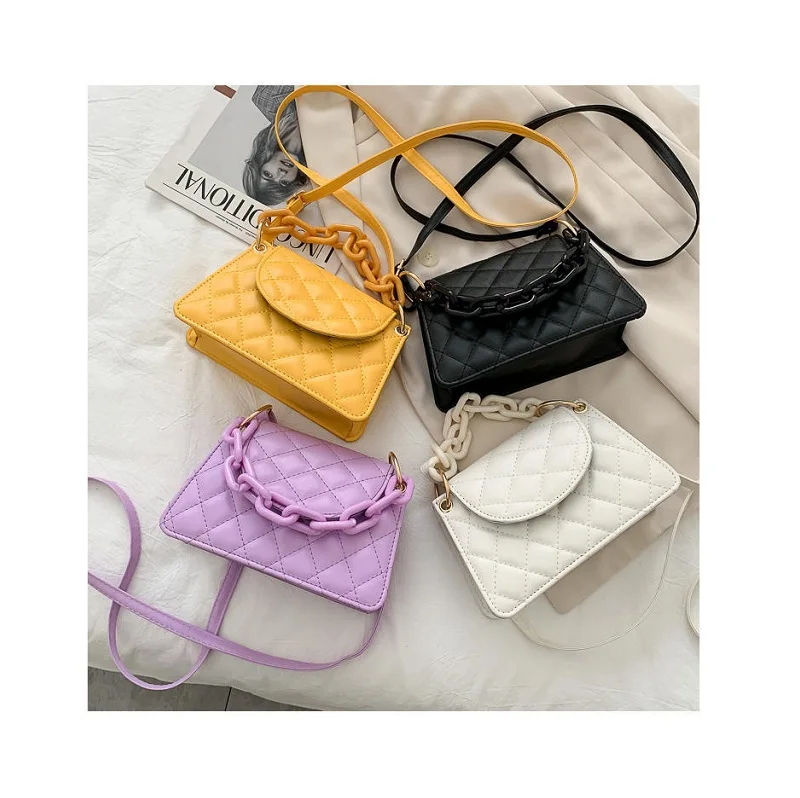 2020 wholesale quilted linge acrylic chain bags casual women bag PU ladies bags handbags
2020 wholesale quilted linge acrylic chain bags casual women bag PU ladies bags handbags