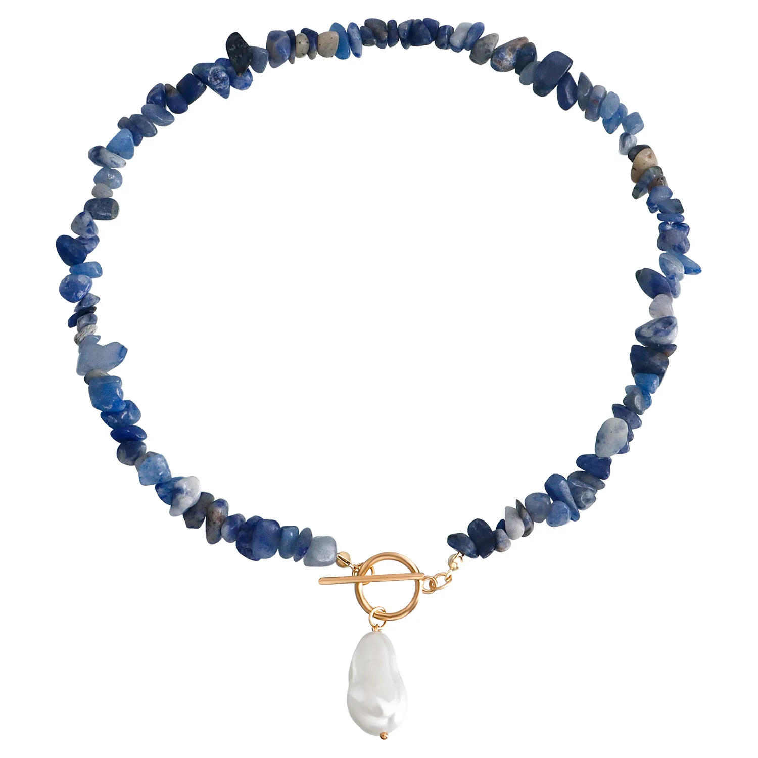 Gold Plated Large Pearl OT Buckle Necklaces For Ladies Fashion Stone Bead Necklace Jewelry
Gold Plated Large Pearl OT Buckle Necklaces For Ladies Fashion Stone Bead Necklace Jewelry