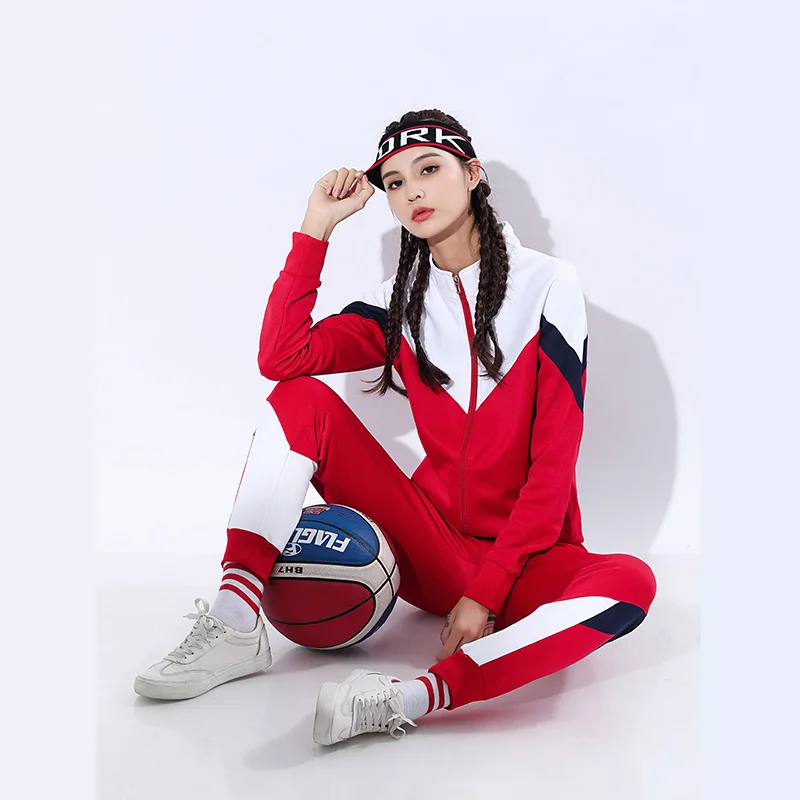 2021 Autumn Outdoor Sportswear Two Piece Tracksuit Women Tracksuit Sweatsuit Polyester for Women Adults Jogging Shirts & Tops
2021 Autumn Outdoor Sportswear Two Piece Tracksuit Women Tracksuit Sweatsuit Polyester for Women Adults Jogging Shirts & Tops