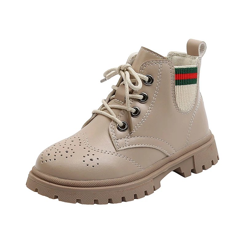 New Martin boots children's girls boys British style girls all-match casual kids shoes in autumn, Beige/black/brown
New Martin boots children's girls boys British style girls all-match casual kids shoes in autumn, Beige/black/brown