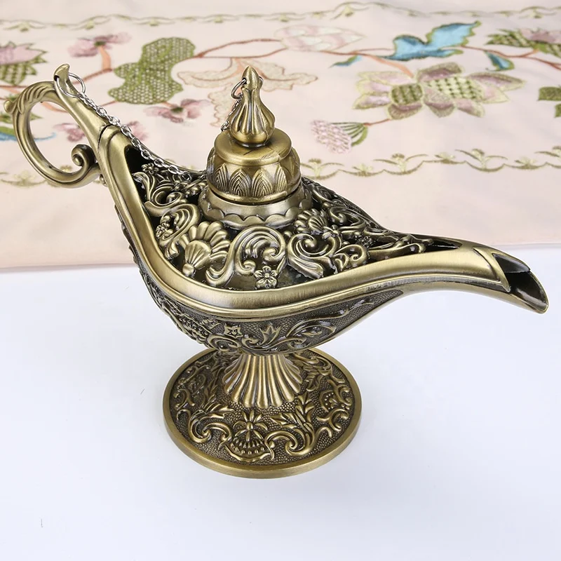 Retro Creative Hollow Arabic Lamp Metal Crafts Home Desktop High-End Decorations and Ornaments
Retro Creative Hollow Arabic Lamp Metal Crafts Home Desktop High-End Decorations and Ornaments