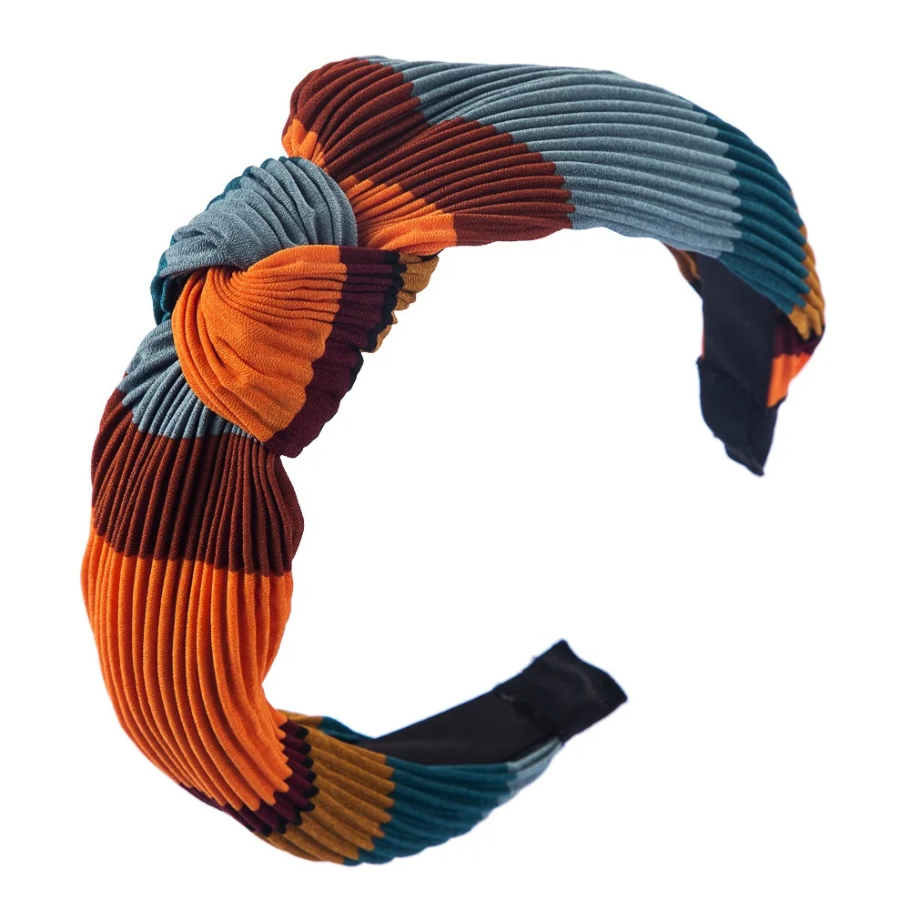 Simple headband women retro contrast color stitching striped headband women knot bow big wide edge Hair Accessories, Picture shows
Simple headband women retro contrast color stitching striped headband women knot bow big wide edge Hair Accessories, Picture shows