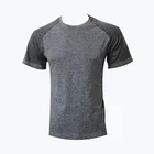 wholesale gymwear clothing custom seamless t-shirt dry fit plain mens T-shirts