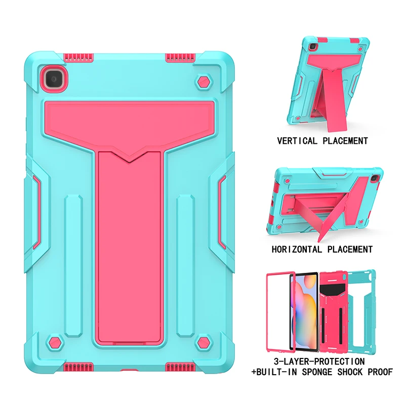For Samsung Galaxy Tab S7 Lite 12.4 2021 Tablet Case Shockproof Safe PC Silicone Cover 3 in 1 Kids Tablet Holder Stand Case, Multi colors
For Samsung Galaxy Tab S7 Lite 12.4 2021 Tablet Case Shockproof Safe PC Silicone Cover 3 in 1 Kids Tablet Holder Stand Case, Multi colors