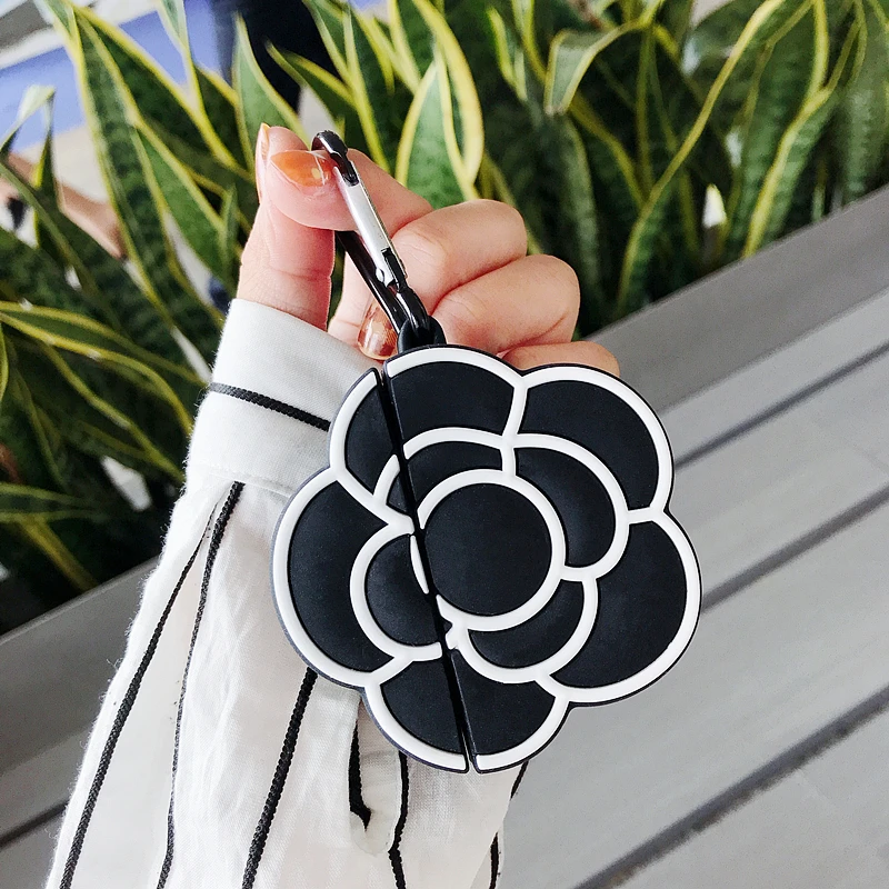 Camellia earphone case 3D flower pattern earphone shell for wireless headset fashion flower wireless earphone case, Black
Camellia earphone case 3D flower pattern earphone shell for wireless headset fashion flower wireless earphone case, Black