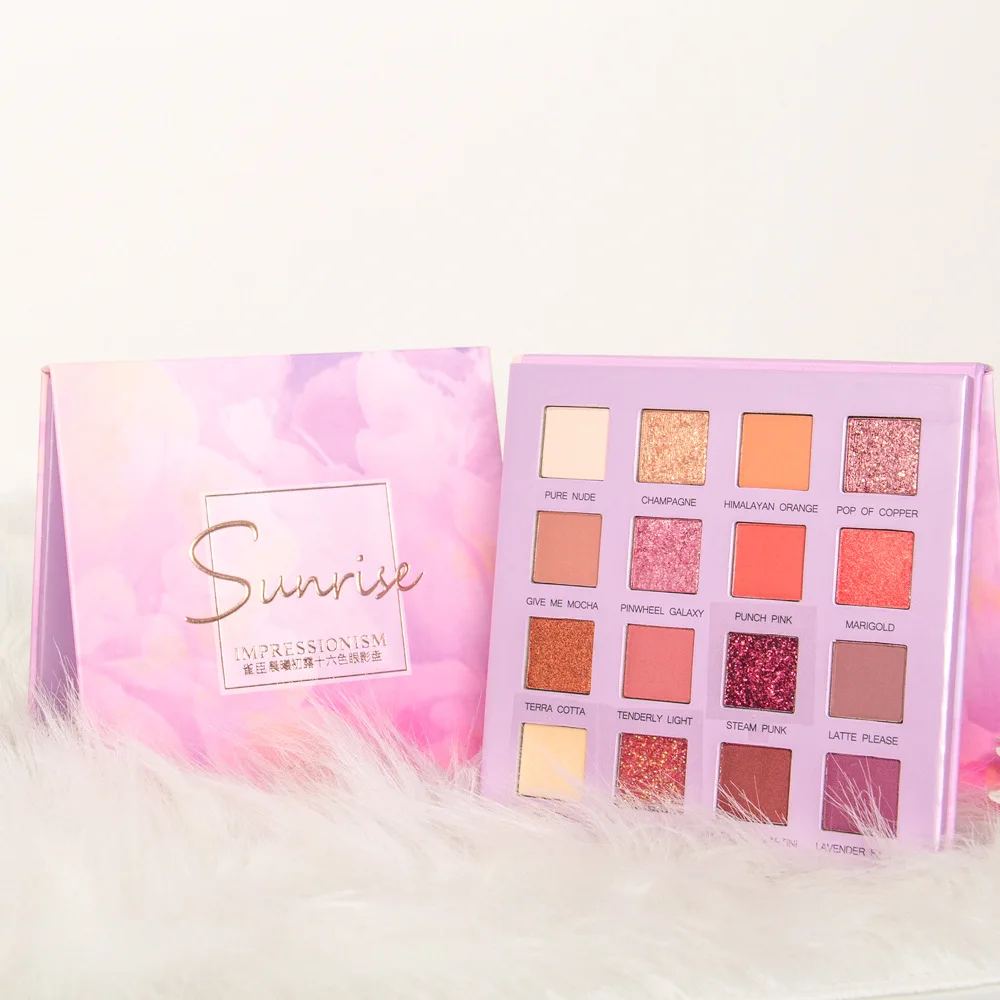 16 colors eyeshadow palette pearly matte desert rose color eyeshadow makeup palette woman
16 colors eyeshadow palette pearly matte desert rose color eyeshadow makeup palette woman