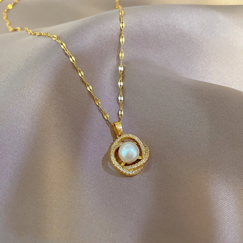 2022 Hot Selling Real Gold Plated Link Chain Stainless Steel Necklace Crystal Ball Shape Pearl Pendant Necklace
2022 Hot Selling Real Gold Plated Link Chain Stainless Steel Necklace Crystal Ball Shape Pearl Pendant Necklace