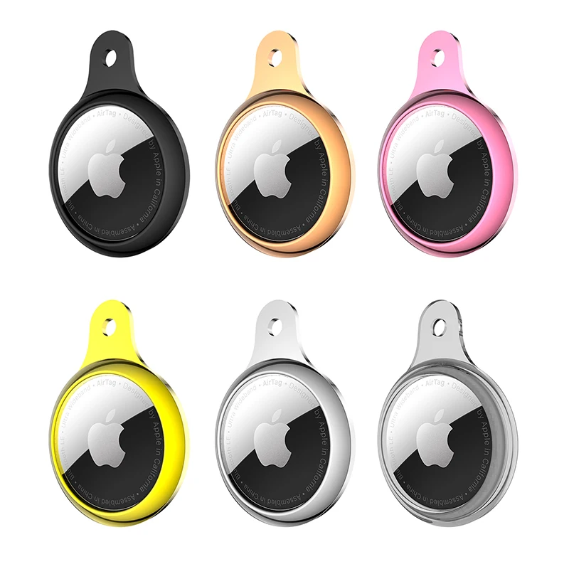 Keychain Electroplating Soft TPU Case for Apple AirTags Location Trackers with Hanging Buckle Anti-lost Protective Case
Keychain Electroplating Soft TPU Case for Apple AirTags Location Trackers with Hanging Buckle Anti-lost Protective Case