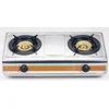 2 burner stainless steel hand manual fire ignition oven gas cooker/gas stove