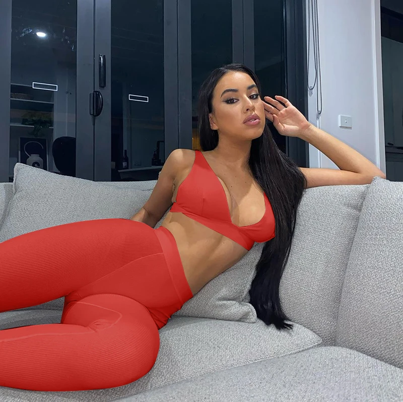 Women New Arrival Two Piece Set Of Sexy Sporty Bra And Pants Set Tracksuit For Girl Streetwear Clothing, 8 colors
Women New Arrival Two Piece Set Of Sexy Sporty Bra And Pants Set Tracksuit For Girl Streetwear Clothing, 8 colors