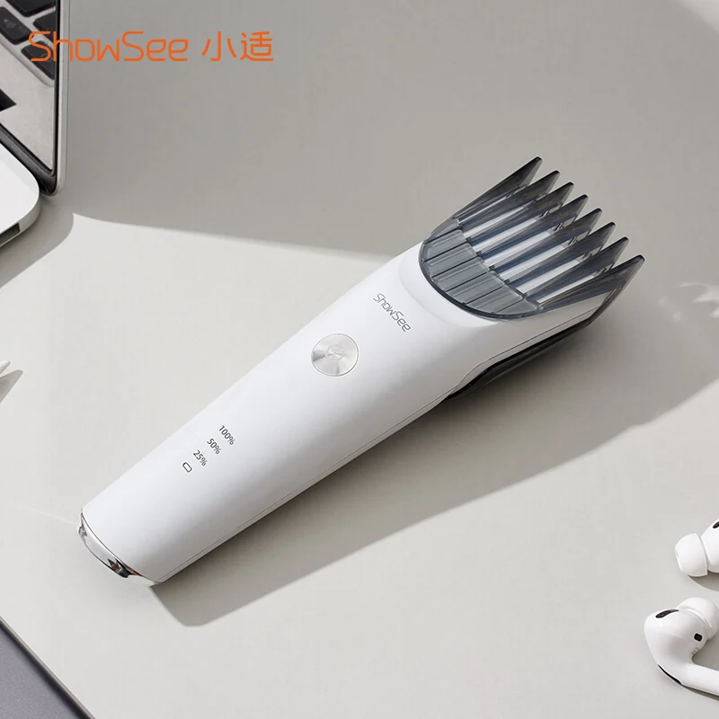 XIAOMI MIJIA ShowSee Electric Hair Clipper Portable cutting trimmer barber professional choice Ceramic blade Wireless Shaving
XIAOMI MIJIA ShowSee Electric Hair Clipper Portable cutting trimmer barber professional choice Ceramic blade Wireless Shaving