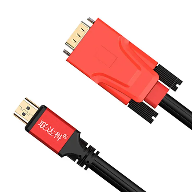 1920 x 1080P/60Hz Supports 24-bit Video With Audio VGA To HD-MI Adapter USB plug HDTV Cable
1920 x 1080P/60Hz Supports 24-bit Video With Audio VGA To HD-MI Adapter USB plug HDTV Cable