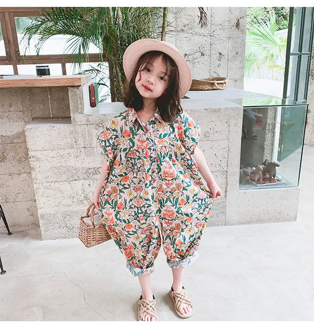 summer fashion 2020 comfortable holiday style Korean flower print girl jumpsuit fancy clothes boutique children clothing, Picture
summer fashion 2020 comfortable holiday style Korean flower print girl jumpsuit fancy clothes boutique children clothing, Picture