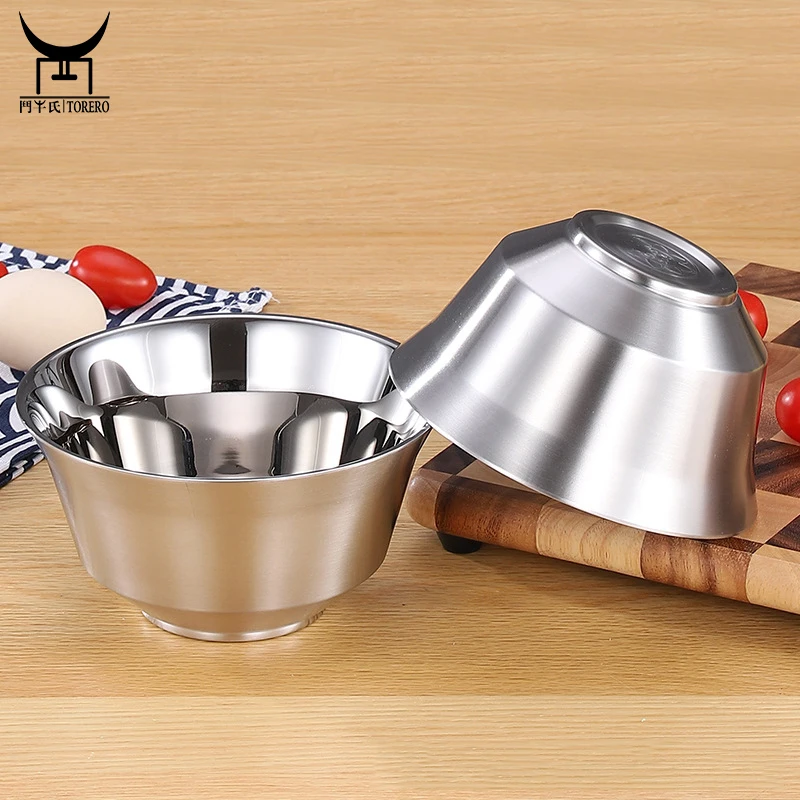 High-quality 304 stainless steel bowl durable insulated stainless steel serving bowl for kids, Customized
High-quality 304 stainless steel bowl durable insulated stainless steel serving bowl for kids, Customized