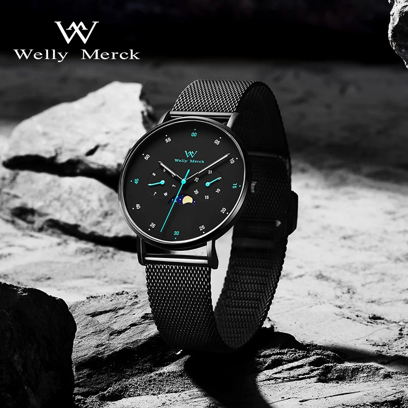 Elegant Arabic Numerals Mesh Belt Quartz Watches Custom Logo Fashion Waterproof Men Stainless Steel MIYOTA Round Analog Buckle
Elegant Arabic Numerals Mesh Belt Quartz Watches Custom Logo Fashion Waterproof Men Stainless Steel MIYOTA Round Analog Buckle