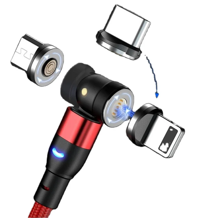 540 Degree Rotation Quick Charger 1M Magnetic 3 In 1 Magnetic Micro V9 Type-C For Lighting Magnet Fast Charging Data Cable, Black red purple
540 Degree Rotation Quick Charger 1M Magnetic 3 In 1 Magnetic Micro V9 Type-C For Lighting Magnet Fast Charging Data Cable, Black red purple