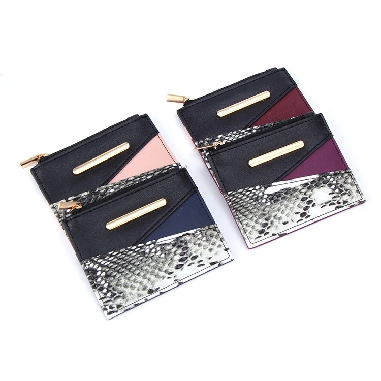 Trendy Fashion Stitching Pu Card Holder Stripe Multicolor Practical Card Holder, Customized color
Trendy Fashion Stitching Pu Card Holder Stripe Multicolor Practical Card Holder, Customized color