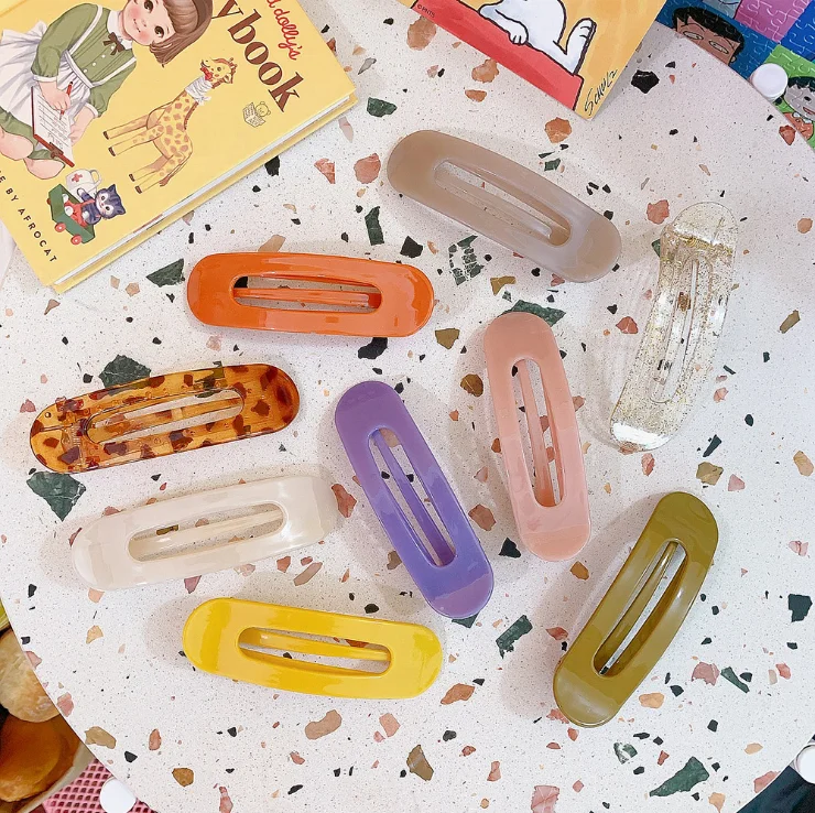 UNIQ Womens Side Slide Flat Oval Clip Styling Plastic Comfortable Hold Strong Beauty Accessory Girls Ladies Pin Claw Clamp Clips
UNIQ Womens Side Slide Flat Oval Clip Styling Plastic Comfortable Hold Strong Beauty Accessory Girls Ladies Pin Claw Clamp Clips