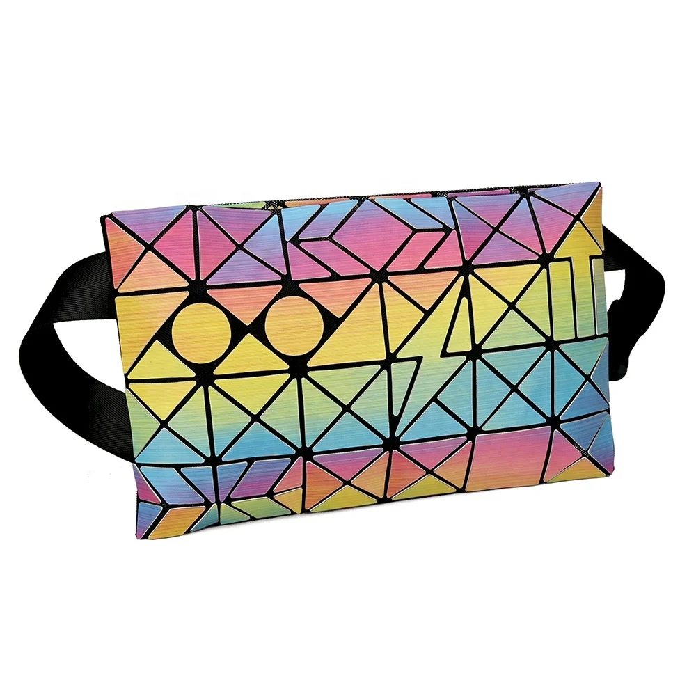 wholesale luxury Geometric Rainbow Gradient Color Waist Bag For Women, 5clour
wholesale luxury Geometric Rainbow Gradient Color Waist Bag For Women, 5clour