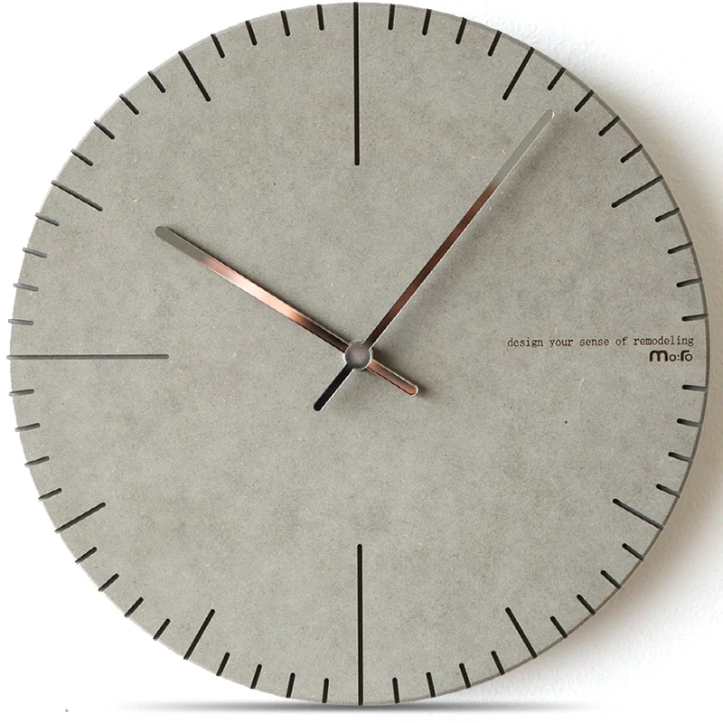 Living Room Jie lott Plain Plate 28cm Hanging Genuine Decorative Concrete Modern Wall Clock, Black/grey
Living Room Jie lott Plain Plate 28cm Hanging Genuine Decorative Concrete Modern Wall Clock, Black/grey