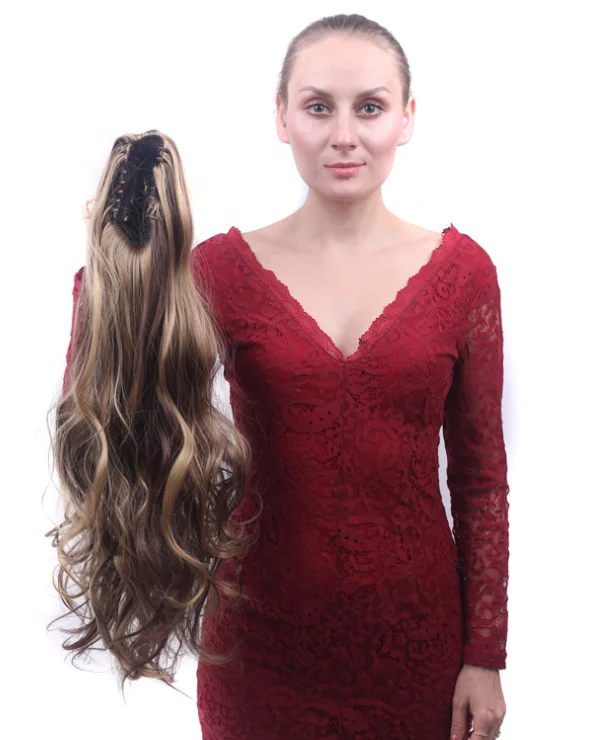 BQ Unprocessed Synthetic Hair Ponytail Wig 20 inches Brazilian Hair Clip Ponytail Extension
BQ Unprocessed Synthetic Hair Ponytail Wig 20 inches Brazilian Hair Clip Ponytail Extension