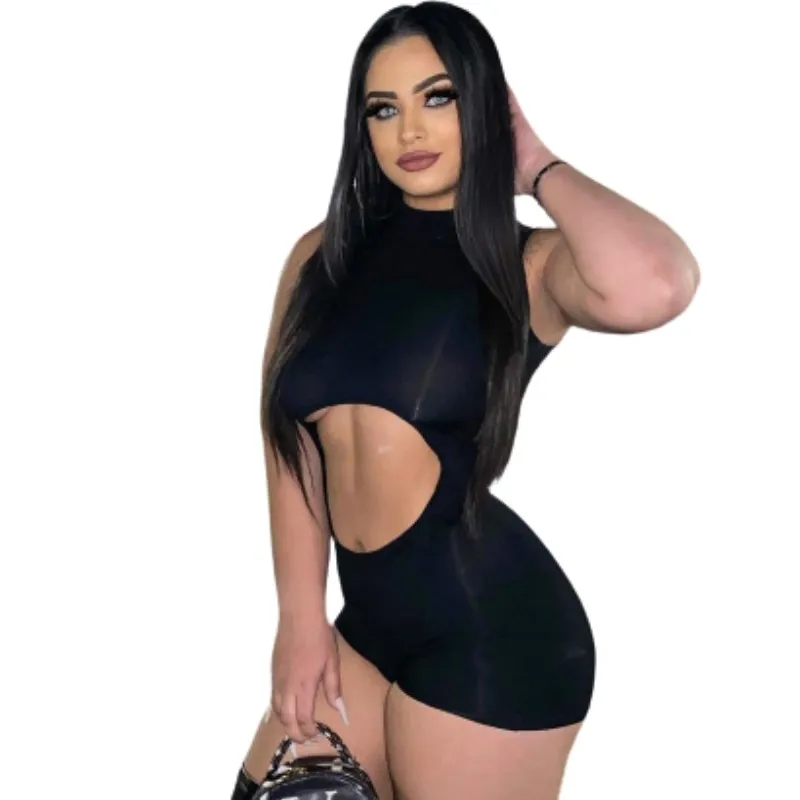 Summer Jumpsuits Hollow Cut Out Sheath Bodycon Club Casual Solid Women Clothing Fitness One Piece Jumpsuit Activewear B1222
Summer Jumpsuits Hollow Cut Out Sheath Bodycon Club Casual Solid Women Clothing Fitness One Piece Jumpsuit Activewear B1222