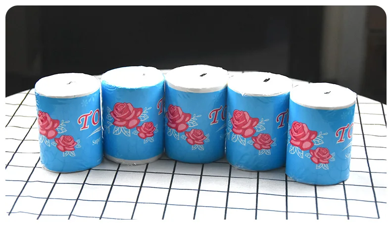Bulk soft white virgin pulp custom printed toilet paper tissue roll embossed bathroom tissue