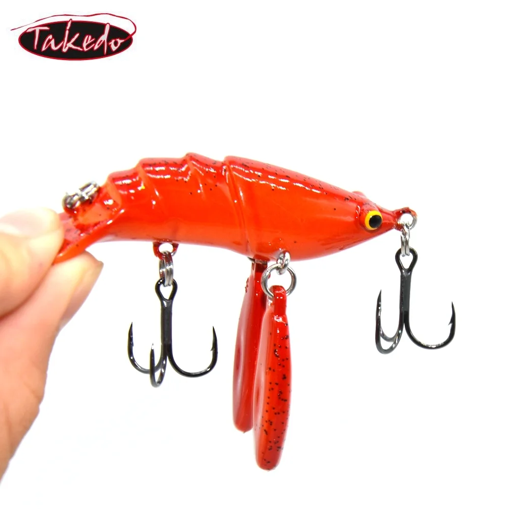 TAKEDO hot sale RL08X 70mm 7g fishing shrimp lure bass luminous shrimp fishing lures freshwater
TAKEDO hot sale RL08X 70mm 7g fishing shrimp lure bass luminous shrimp fishing lures freshwater