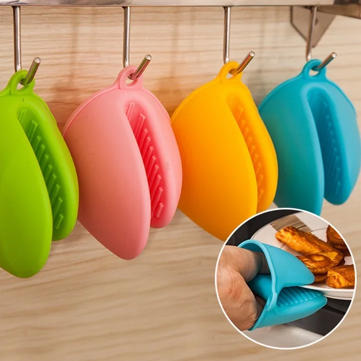 

Compression molding 2 Pairs Mini Oven Gloves Silicone Heat Resistant Cooking Pinch Mitts Potholder for Kitchen Cooking & Baking