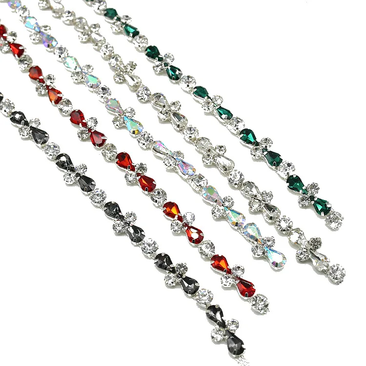 Wholesale Crystal Rhinestone Chain Applique 10 Yards Wedding Trim Chain For Wedding Decoration
Wholesale Crystal Rhinestone Chain Applique 10 Yards Wedding Trim Chain For Wedding Decoration