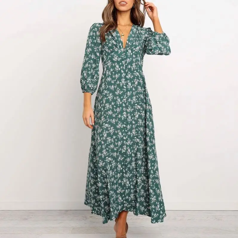 PEARL 2021 Newest Design Print Maxi Dress V Neck High Waist Chiffon Dress Bodycon Dress Women
PEARL 2021 Newest Design Print Maxi Dress V Neck High Waist Chiffon Dress Bodycon Dress Women