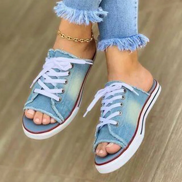 Wholesale women athletic sandal summer canvas shoes