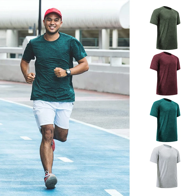Mens Workout Shirts Quick Dry Performance Short Sleeve Athletic Custom Big Shirt, Accept custom made color
Mens Workout Shirts Quick Dry Performance Short Sleeve Athletic Custom Big Shirt, Accept custom made color