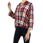 High quality ladies blouse fashion lady korean long sleeved blouse