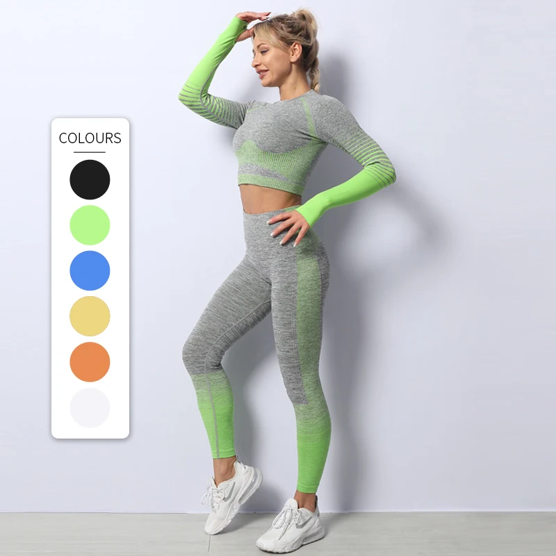 Iprettysports High Quality Gym Fitness Sets Contrast Color Style Seamless Yoga Set 2 Piece Yoga Set, Yellow/green/black/pink/orange/gray/blue/purple
Iprettysports High Quality Gym Fitness Sets Contrast Color Style Seamless Yoga Set 2 Piece Yoga Set, Yellow/green/black/pink/orange/gray/blue/purple