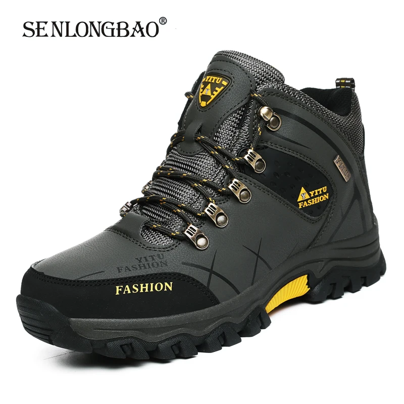 Brand Men Winter Snow Boots Waterproof Leather Sneakers Super Warm Men's Boots Outdoor Male Hiking Boots Work Shoes
Brand Men Winter Snow Boots Waterproof Leather Sneakers Super Warm Men's Boots Outdoor Male Hiking Boots Work Shoes